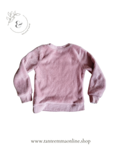 Load image into Gallery viewer, Fleece sweatshirt - pink- deer - girl - 5/6 years - 116 cm