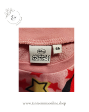 Load image into Gallery viewer, Micro-fleece sweatshirt - Disney Minnie Mouse- Pink - 6 years