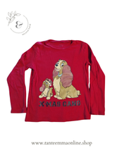 Load image into Gallery viewer, Long sleeve t-shirt - Lilli and the Vagabond - Christmas - Disney - Tezenis - 10/11 years