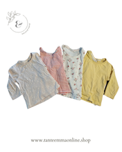 Load image into Gallery viewer, Set of 4 long-sleeved T-shirt - girl - 4/6 months - 68 cm