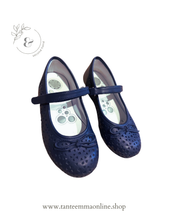 Load image into Gallery viewer, Real leather Ballerina shoes with rubber sole - girl - Blu - Chicco - size 30