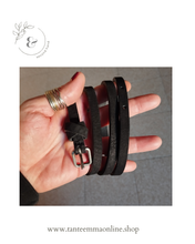 Load image into Gallery viewer, Black belt in real leather - made in Italy - new without tag - woman Tante Emma Online