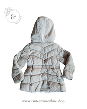 Load image into Gallery viewer, Padded hooded down jacket - Beige - Zara - Girls 9 years