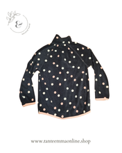 Load image into Gallery viewer, Micro-pile Sweater - Blu &amp; pois - Tessentials - girl - 116 cm
