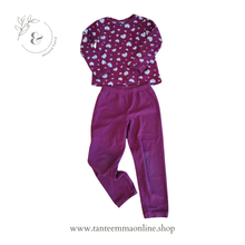 Load image into Gallery viewer, Pile winter pajama with hearts - girl - 5/6 years - 116 cm
