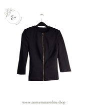 Load image into Gallery viewer, Jacket and dress Elisabetta Franchi - elegant and black - woman - size 40
