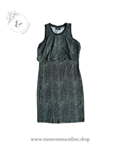 Load image into Gallery viewer, Sleeveless dress - spotted green and black - Liu-Jo - woman - size 40
