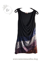 Load image into Gallery viewer, Sleeveless Mini Dress with paiettes - kontatto - woman - size XS/S
