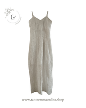 Load image into Gallery viewer, Sleeveless long dress - white - lace - summer - size L Tante Emma Online

