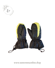 Load image into Gallery viewer, Mittens snow gloves - kids - yellow and blu - 5/6 years
