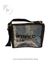 Load image into Gallery viewer, Black mini hand bag Pinko - paiettes - new
