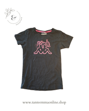 Load image into Gallery viewer, T-shirt Kappa - blu and pink - cotton - girl - 12 years
