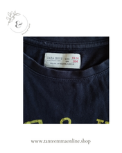 Load image into Gallery viewer, Blu t-shirt - boy - Free &amp; Wild - 100% cotton - Zara - size 13/14 years - 164 cm
