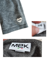 Load image into Gallery viewer, Sweater in cotton and angora - grey - girl - 3 years - 98 cm
