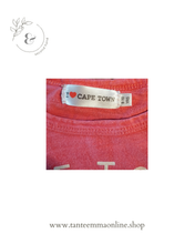 Load image into Gallery viewer, Pink T-shirt - Cape Town - cotton - girl - 9/10 years
