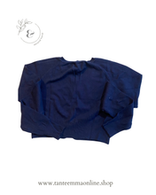 Load image into Gallery viewer, Short cardigan - blu - Poliammide viscosa - size XS

