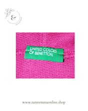 Load image into Gallery viewer, Hooded sweatshirt - Fuchsia - United Colors of Benetton - girl - 5/6 years
