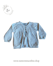 Load image into Gallery viewer, White cardigan - bolero - cotton - girl - 6 months - 67 cm
