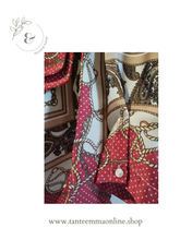 Load image into Gallery viewer, Elegant shirt - long sleeve - cachemir style pattern - white, gold, red and beige - Nara Camicie - Size IV Tante Emma Online
