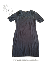Load image into Gallery viewer, Short sleeve nightshort - black - 80% cotton, 17% poliammide, 3% elastan - woman size L - Intimissimi Tante Emma Online
