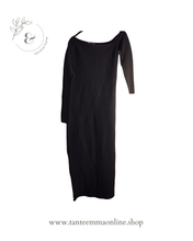 Load image into Gallery viewer, Asymmetrical long dress - Zara Knit - woman - Polyester and nylon - autumn winter - size S
