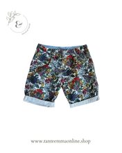 Load image into Gallery viewer, Short trousers - men - floreal pattern - 100% cotton - summer - Kruder - size 48

