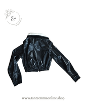 Load image into Gallery viewer, Short eco-leather Jacket - Shein - girl - xs
