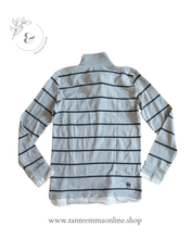 Load image into Gallery viewer, Long sleeve polo - striped grey and blue - Boy - Pepe Jeans - size 16 years Tante Emma Online
