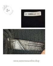 Load image into Gallery viewer, Asymmetrical long dress - Zara Knit - woman - Polyester and nylon - autumn winter - size S
