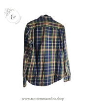 Load image into Gallery viewer, Green plaid shirt - tiger - Unisex - Desigual - 100% cotton
