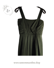 Load image into Gallery viewer, Sleeveless mini dress - green - jersey - size S
