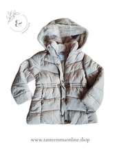 Load image into Gallery viewer, Padded hooded down jacket - Beige - Zara - Girls 9 years
