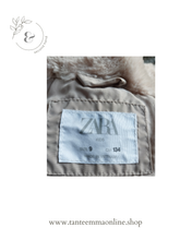 Load image into Gallery viewer, Padded hooded down jacket - Beige - Zara - Girls 9 years
