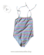 Load image into Gallery viewer, Swimsuit - striped - girl - 5/6 years Tante Emma Online

