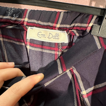 Load image into Gallery viewer, Trousers | Blue with white and red squares | M | Em Dolli Tante Emma Online
