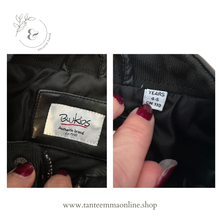 Load image into Gallery viewer, Eco leather jacket - black - girl - 4/5 years

