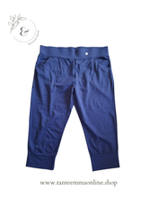 Load image into Gallery viewer, Pinocchietto pants - blu - spring summer - woman - cotton and elastane - One Day - New with tag - size XXL Tante Emma Online
